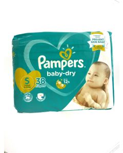 Pampers Baby-Dry 3 to 8kg | S 38's