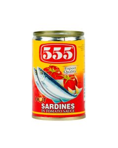 555 Hot Sardines in Tomato Sauce | 155g