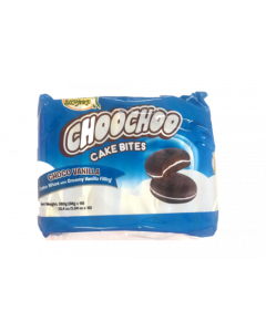 LS Choochoo Cake Bite Choco Vanilla pack |10s