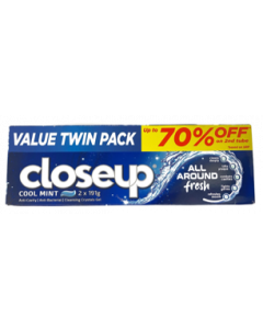 Close Up Cooling Mint Twin Pack | 191g