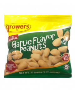 Growers Less Grease Peanuts Garlic | 30gms