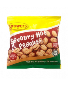 Growers Savory Hot Peanuts | 30gms