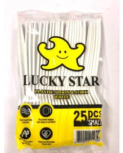 Lucky Star Plastic Forks | 25's