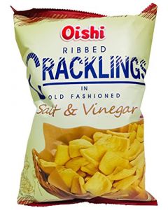Oishi Ribbed Cracklings Salt & Vinegar | 90g