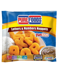 Purefoods Fun Nuggets Letters and Numbers | 200g